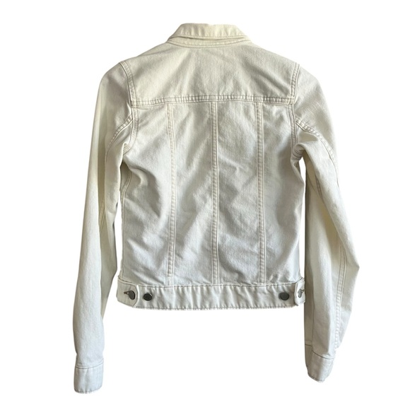 Vintage Carhartt White Denim Jean Jacket - Size Extra Small (XS) - Picture 2 of 13